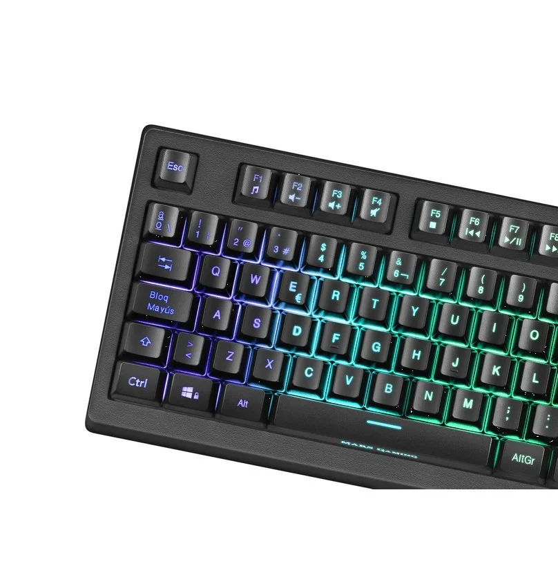 MKREVO RGB hybrid keyboard Mars Gaming with numeric Pad