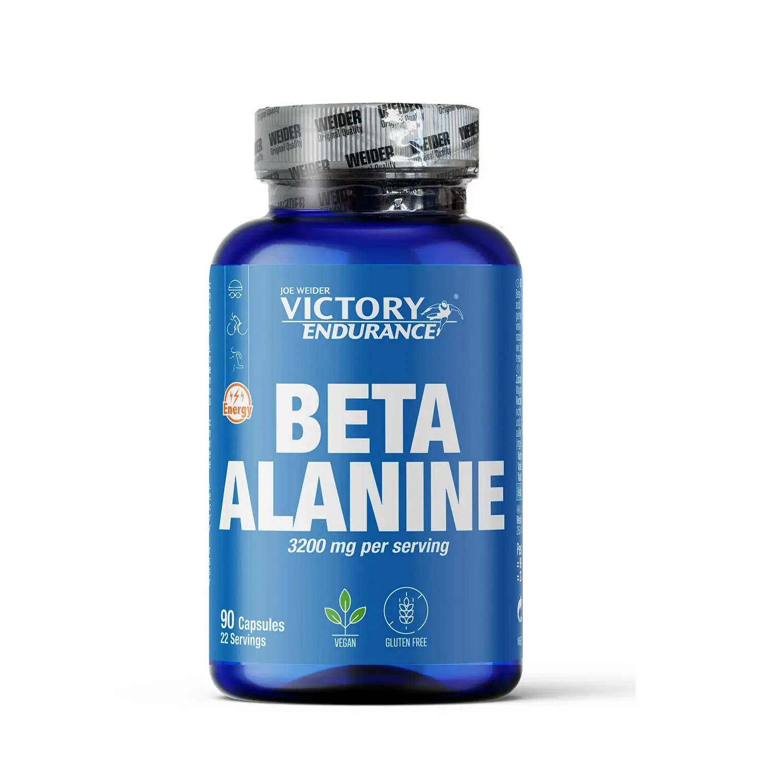 Beta Alanine Victory endurance  90Capsulas Aumenta La Resistencia, Mejora La Contracción Muscular Y