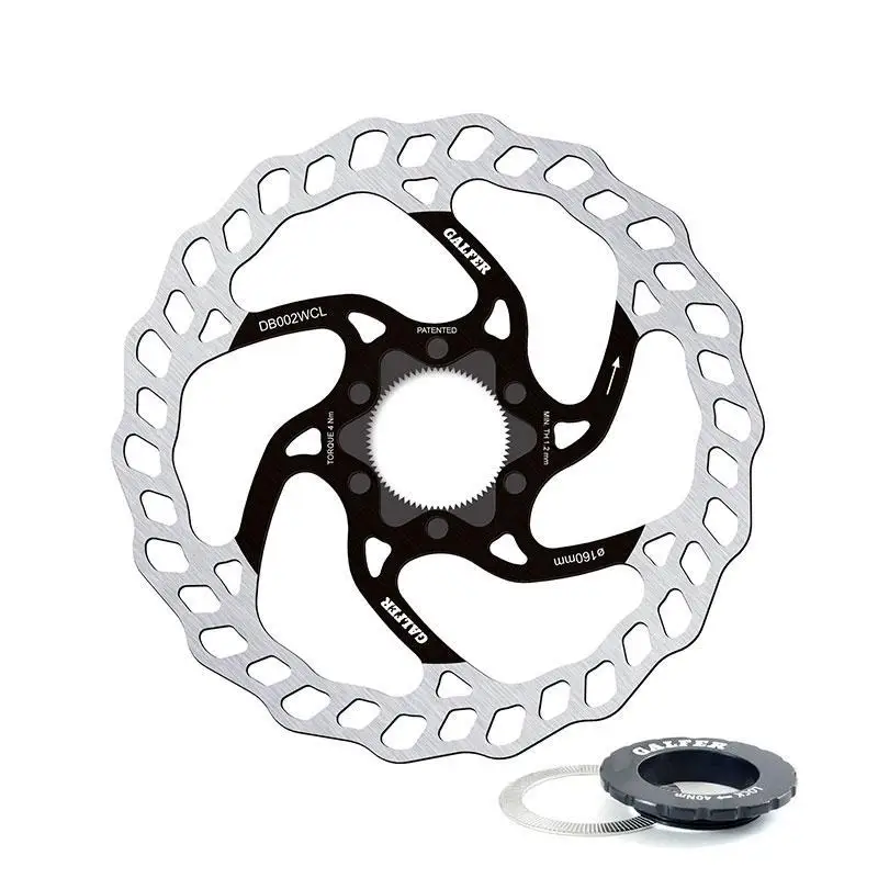 GALFER | Disco De Freno Mtb Wave Center Lock - El disco de freno Wave de Galfer para Mtb está fabricado en acero inoxidable de alto contenido en carbono AISI 420
