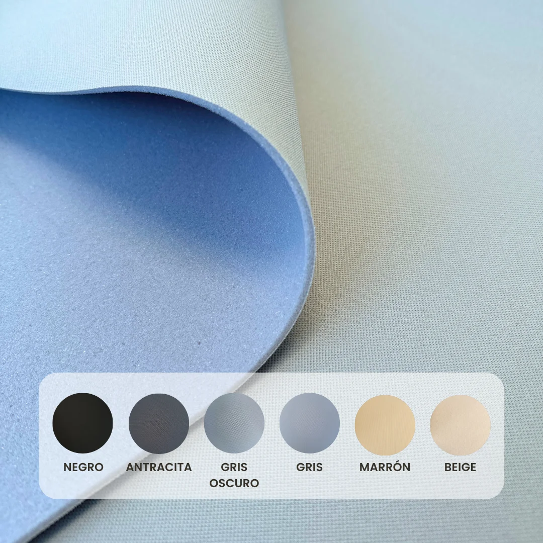 Foam fabric to upholster car roof with 3.5 mm foam – flexible and elastic – ideal for repairing peeled car roof – upholstery for roof and doors – colors light grey, grey, beige, anthracite, black