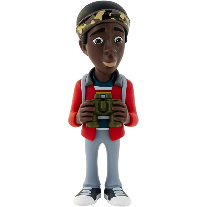Minix Stranger Things Lucas Model 103 figure, collectible resin action figure with detailed design, perfect for display or as a gift for fans of the series. Ideal for both kids and adults, this piece brings nostalgia from the iconic 80s Hawkins universe.
