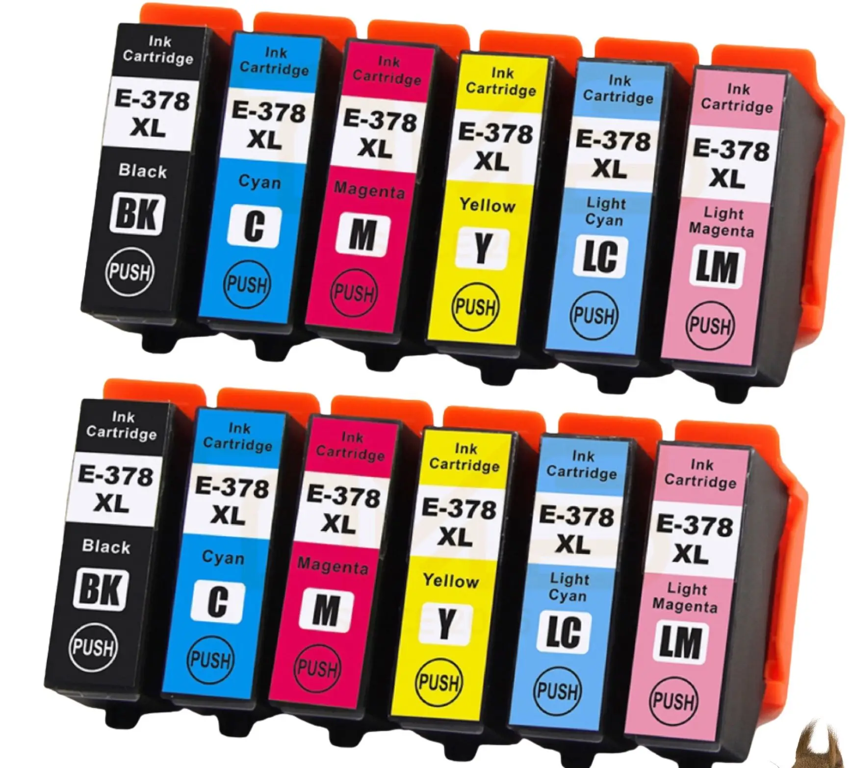 Pack 12 cartuchos de tinta Compatibles Epson T379 378XL para Expression Photo XP-8000 XP-8005 XP-8500 XP-8505 HD XP-15000