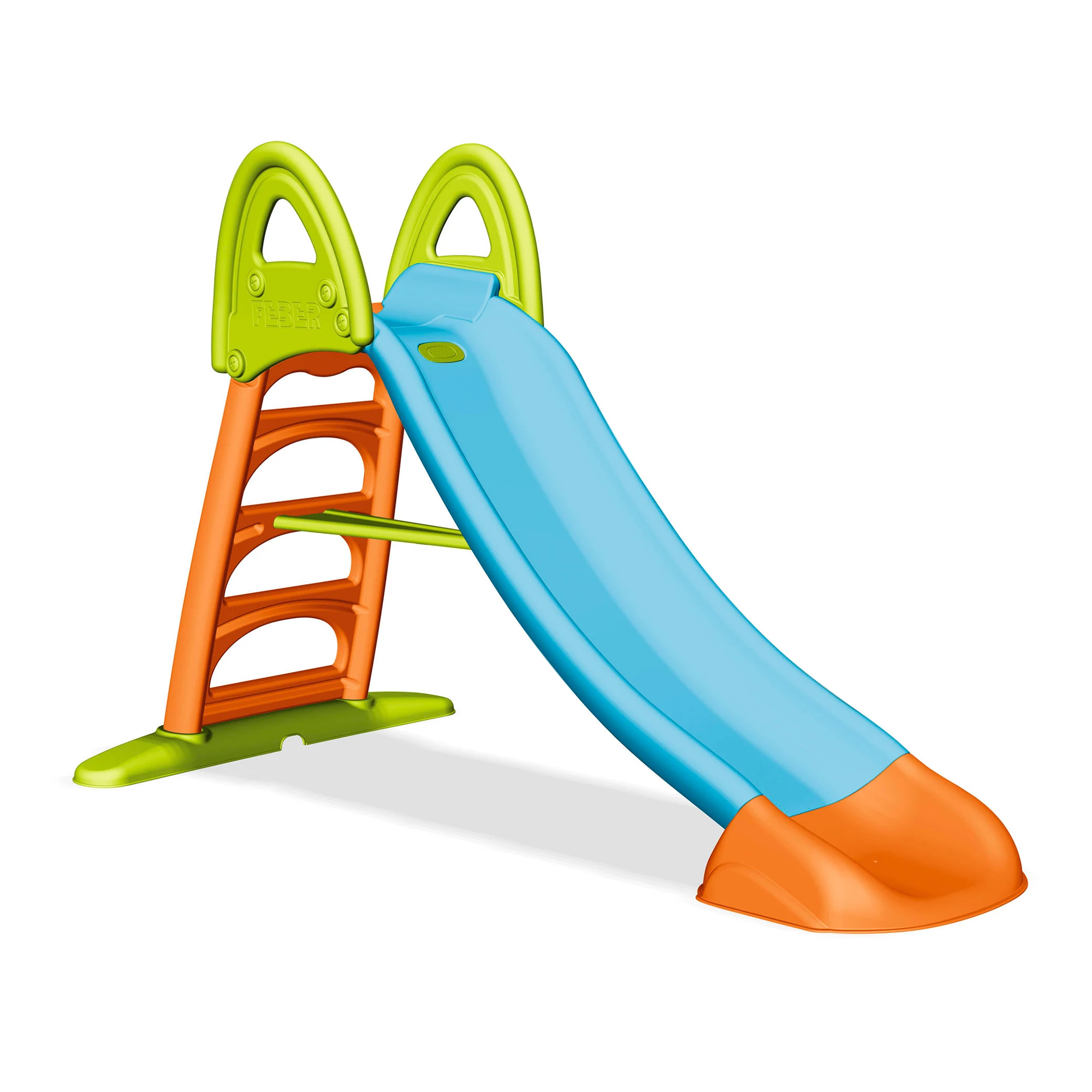 Feber - slide 10 with water, with hole to put the hose, non-slip stairs, multicolored, highly resistant and easy to assemble, for children between 3 and 8 years, famosa (800009592)