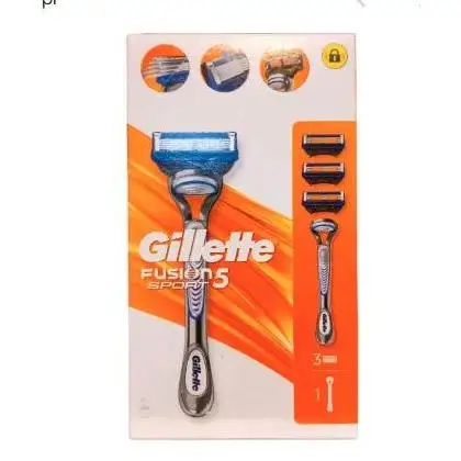 GILLETTE FUSION 5 SPORT MANGO + 3 RECAMBIOS