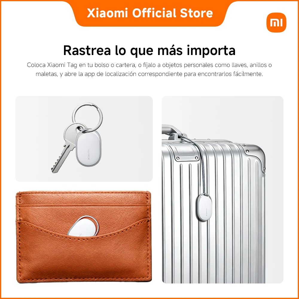 Oficial | Xiaomi Tag, Compatible con Apple Find My y Google Android Find Hub, Encuentra tus objetos de forma remota, Notificaciones de protección de la privacidad, Diseño ligero de 10 g con resistencia al polvo y al agua IP67 5