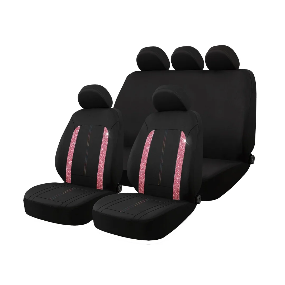🥇Juego Completo de Fundas para Asientos de Coche, Fundas Asientos Coche Universal, Delanteros y Traseros,Cómodos y Transpirables