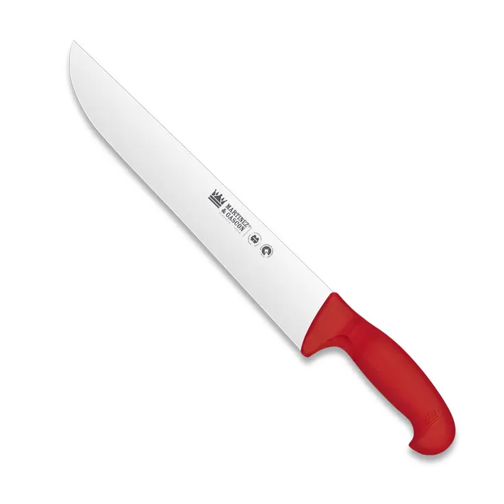 Martínez Y Gascón - Cuchillo Carnicero 31cm Mango pp Fibra Rojo - Serie Atenas