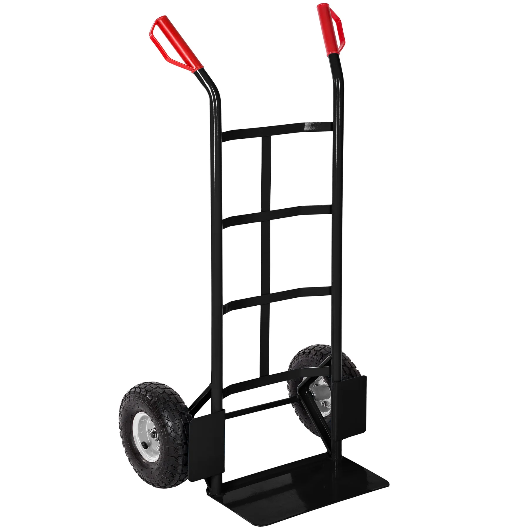 Tectake-wheelbarrow with wheels | Capacity up to 200 kg | Wheels-Ø approx. 27 cm | Shovel with protective plates for wheels