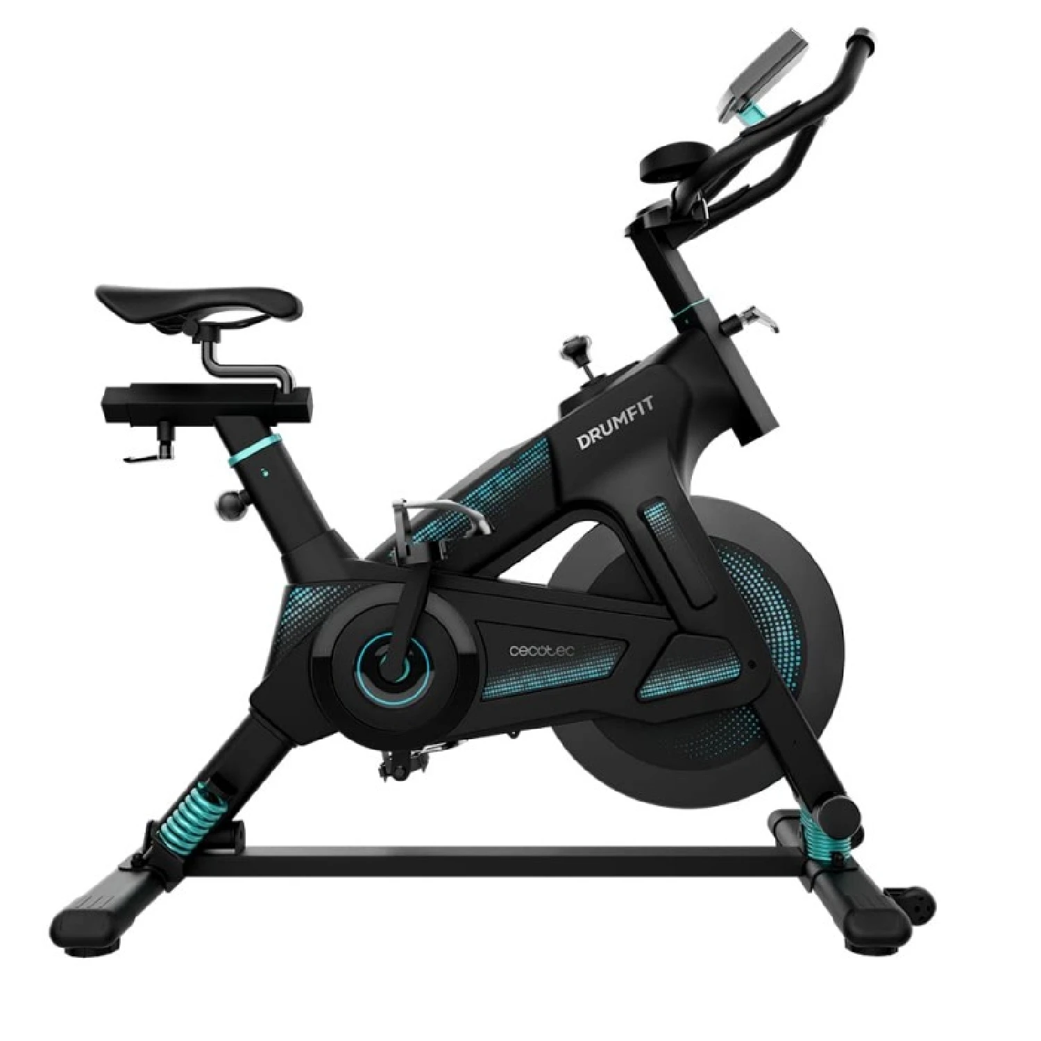 Cecotec Bicicleta Indoor DrumFit Indoor 23000 Kosmos Pro. Volante de Inercia de 23 Kg, Resistencia Manual