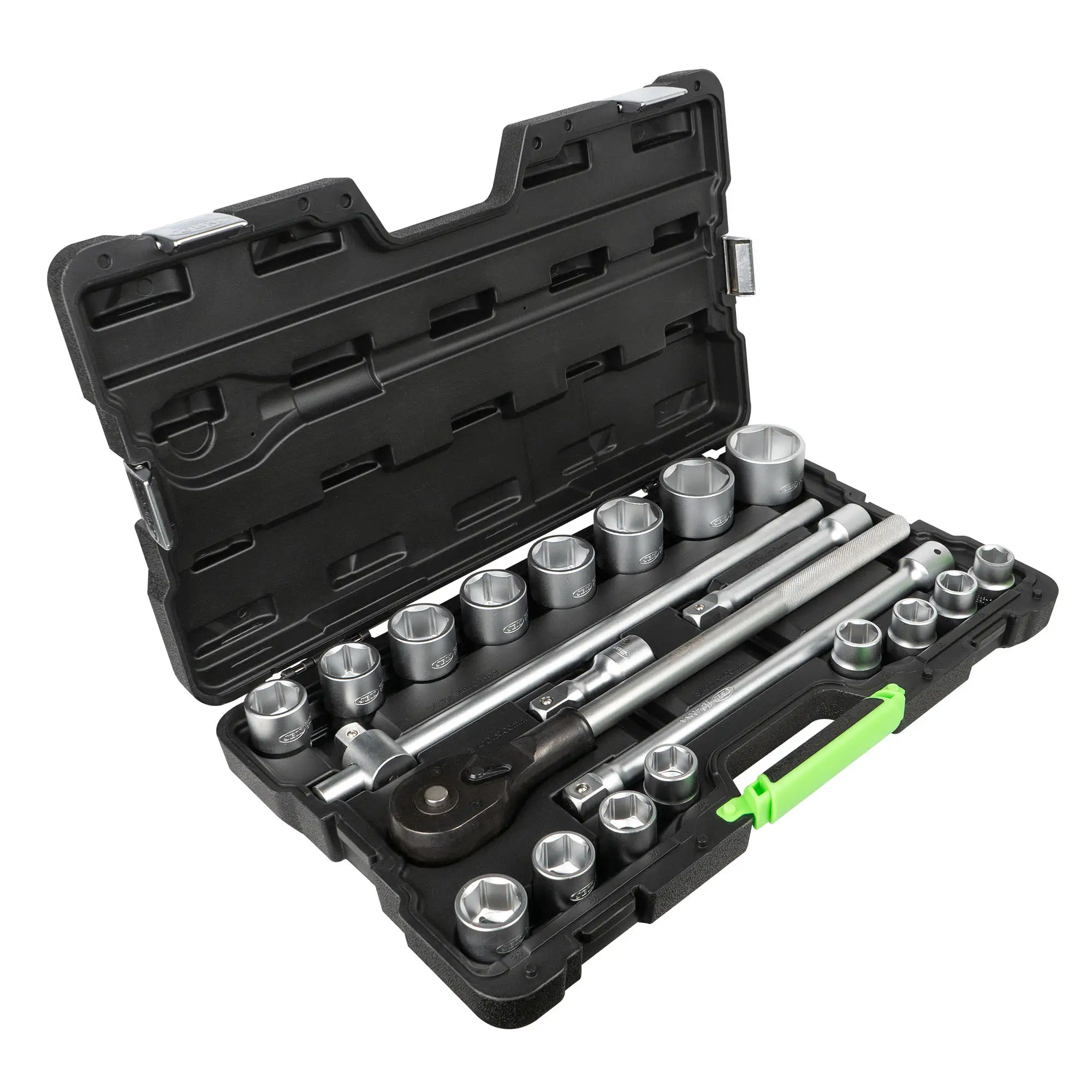 Tool case with 21 pieces autocle 3⁄4" 6 edges |   Jbm53727