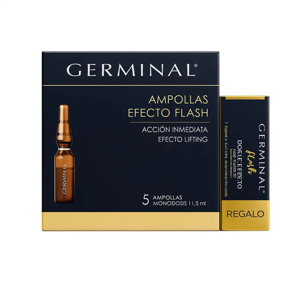 Germinal 5 flash ampoules immediate action 5 ampoules + gift 1 double effect flash ampoule