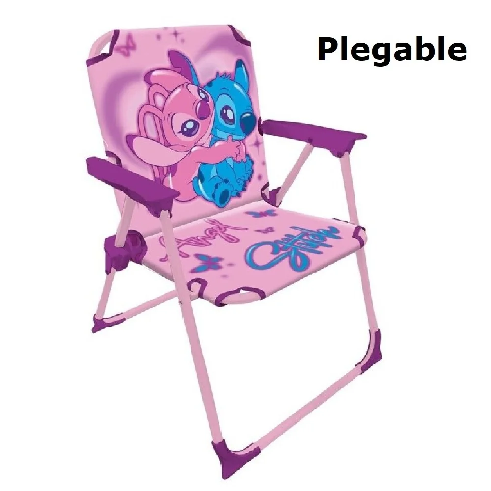 Silla Plegable STITCH con Brazos de 38x32x53cm METALICO