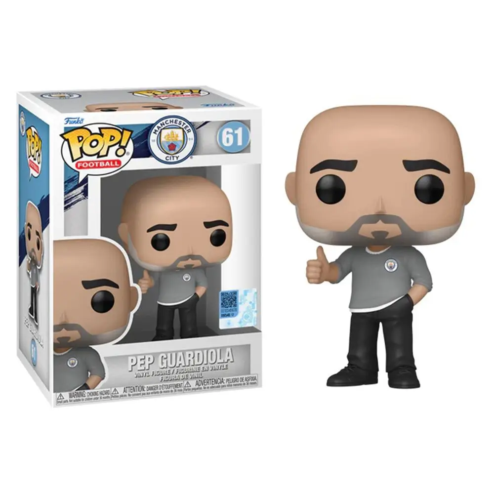 FUNKO POP! FÚTBOL: MANCHESTER CITY - PEP GUARDIOLA, 75114, Nº61, TIENDA CON LICENCIA OFICIAL