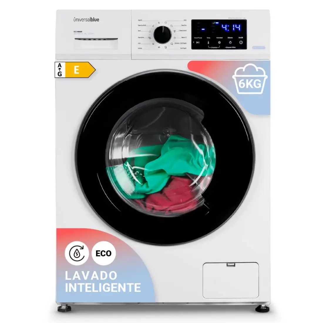 Universalblue washing machine 4006W IBIZA 6 Kg front loading Digital Display 1000 Rpm