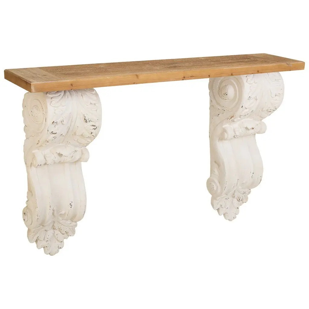 Blanco Recibidor De Madera El Mejor Complemento Para Tu Hogar