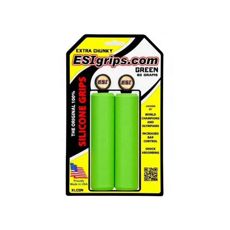 EsiGrips Puños Extra Chunky Verde EsiGrips Puños Extra Chunky Verde ESIGRIPS   de ciclismo para bicicleta