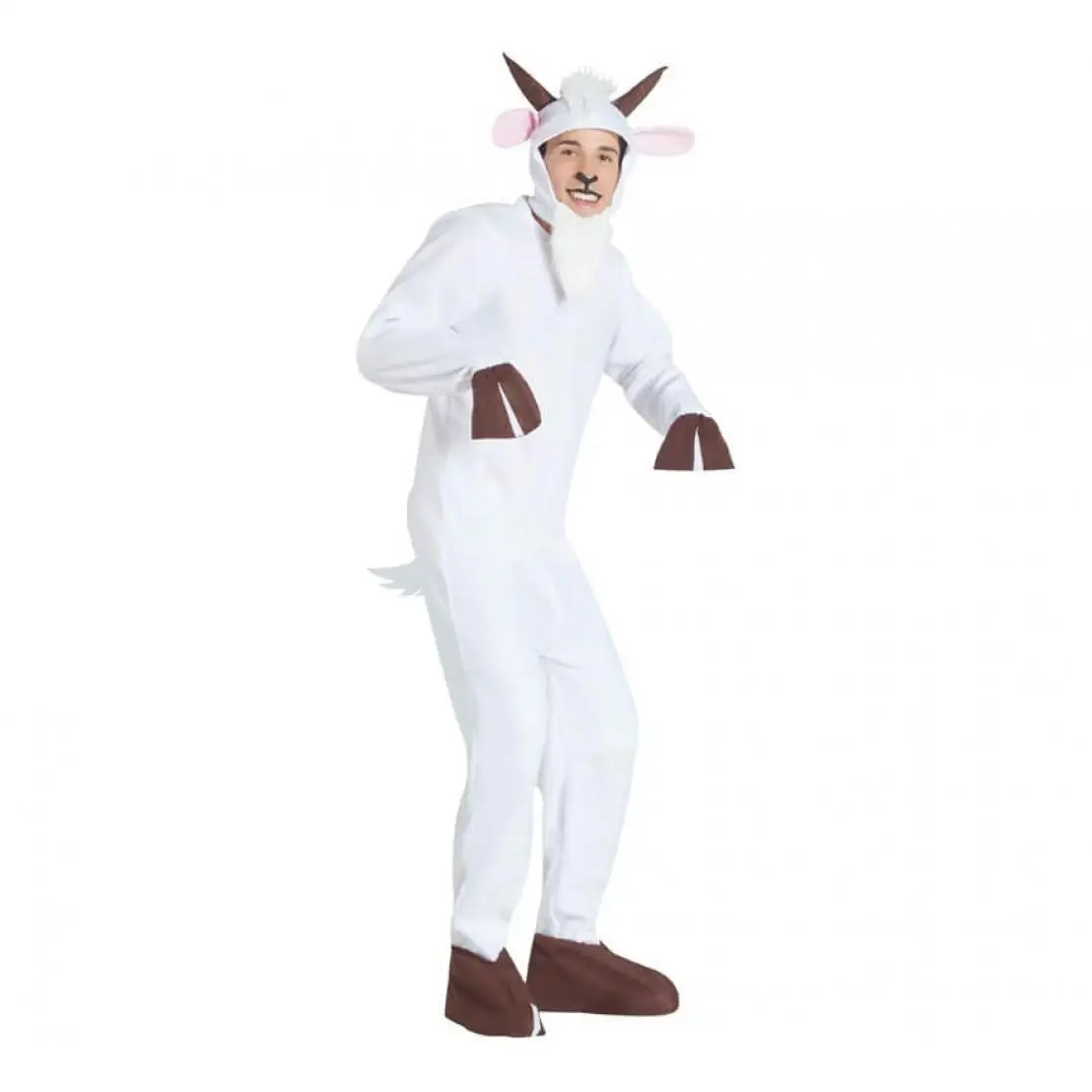 Adult white goat costume