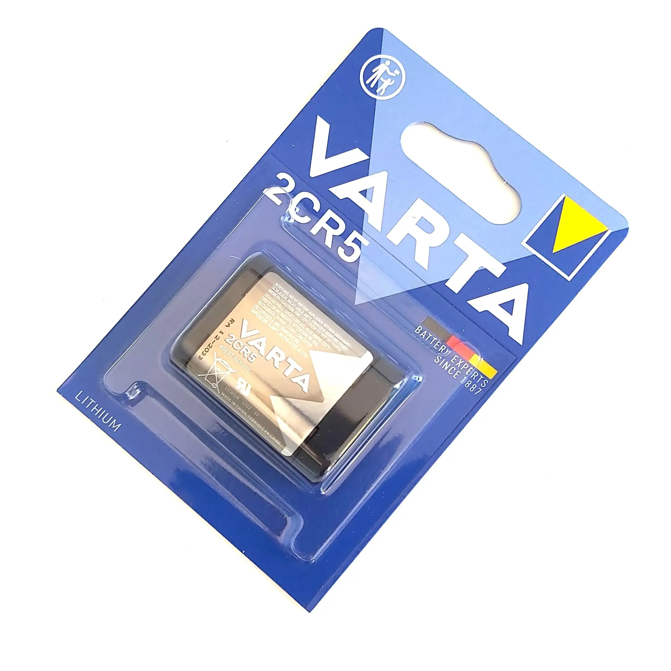 Varta 2CR5 Blister Battery 1 unit 6v Lithium