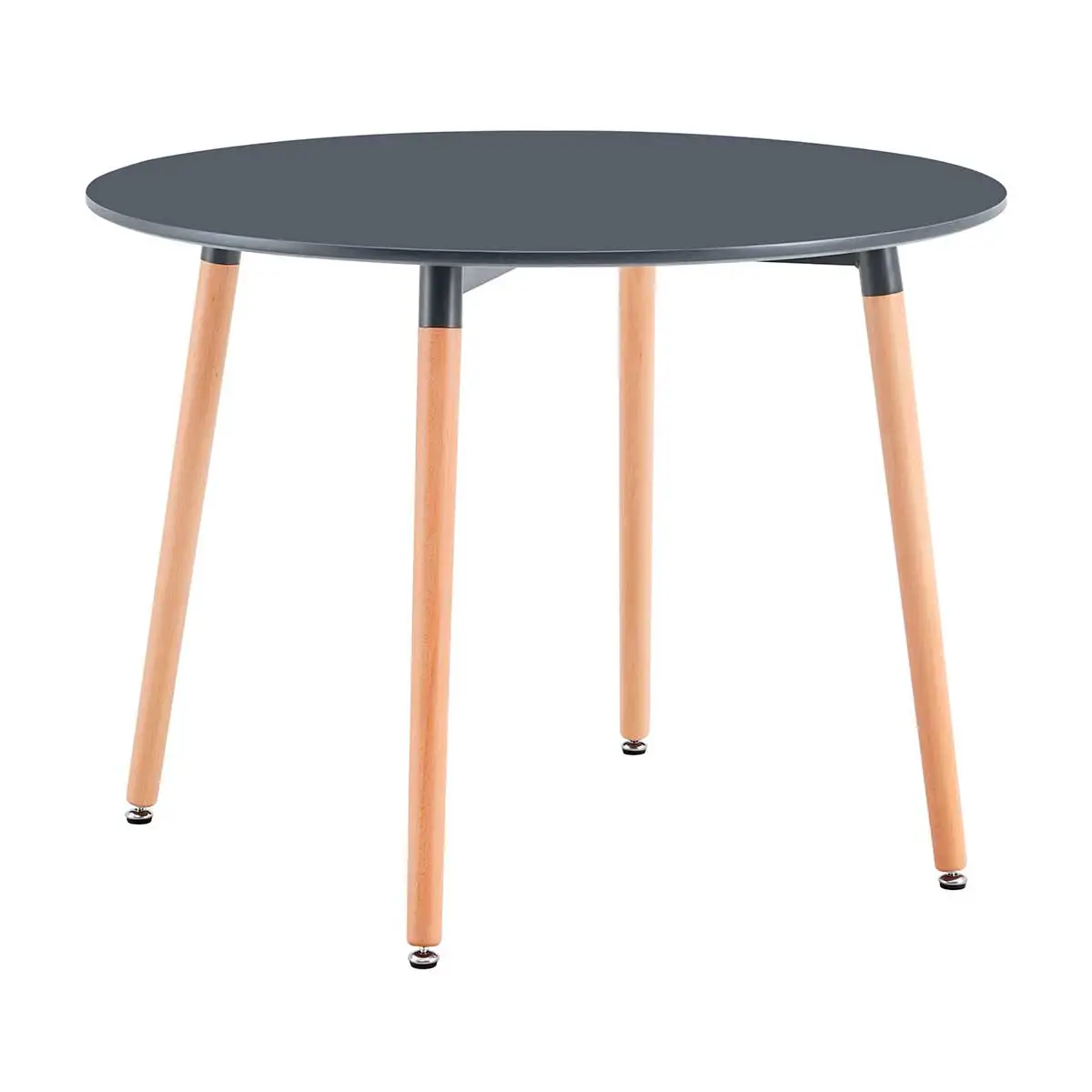 Mesa de comedor Nordika circular diseño nórdico 74,5x100x100 cm Adec