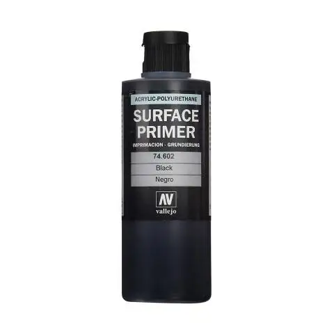 74602 Vallejo. Bottle paint black primer superfine grain