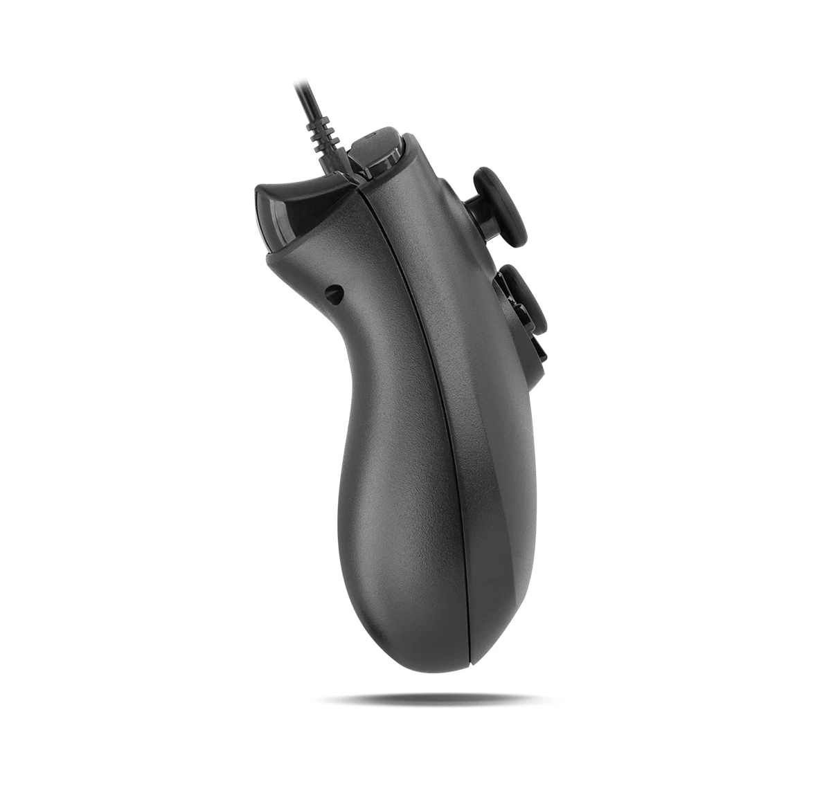 Krom key- wired gamepad, x-input and direct-input game modes, joystick and analog triggers, fast shooting turbo function, pc, play station 3 and android 4.2, black