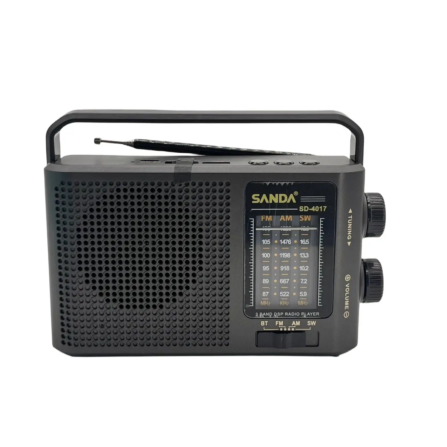 SANDA portable 3 band RADIO AM/FM/SW compact RADIO