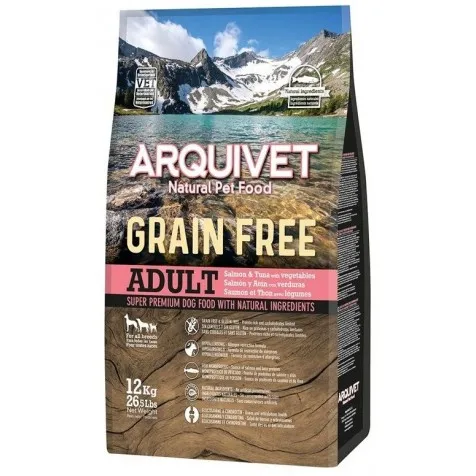 Arquivet Adult Grain Free Salmón y Atún 12 Kg
