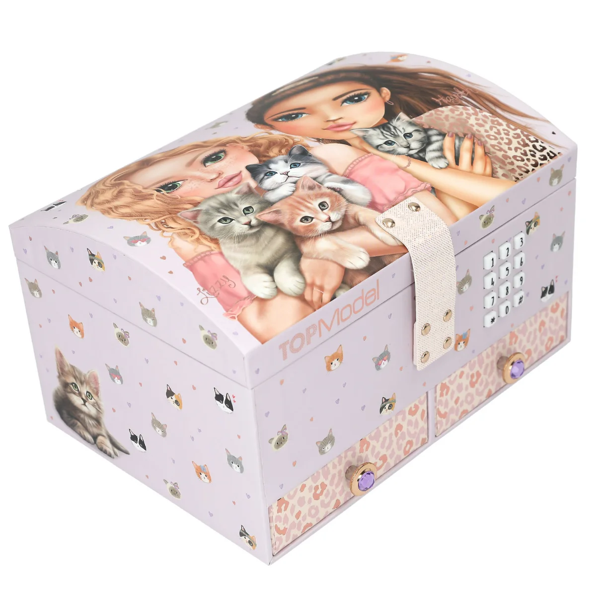 TOP MODEL - JOYERO GRANDE CON CÓDIGO Y SONIDO CAT LOVE, 0013578, TIENDA CON LICENCIA OFICIAL, JOYAS, PULSERAS, ANILLOS, ENVÍO URGENTE PENÍNSULA 24-48 HORAS