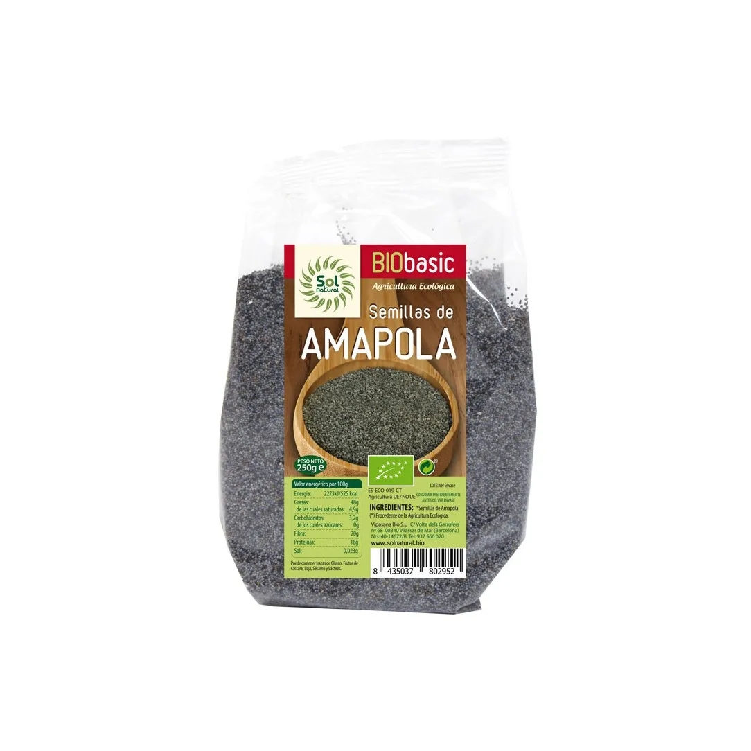 Sol Natural 3 X Semillas De Amapola Bio 250 G - Imagen 3