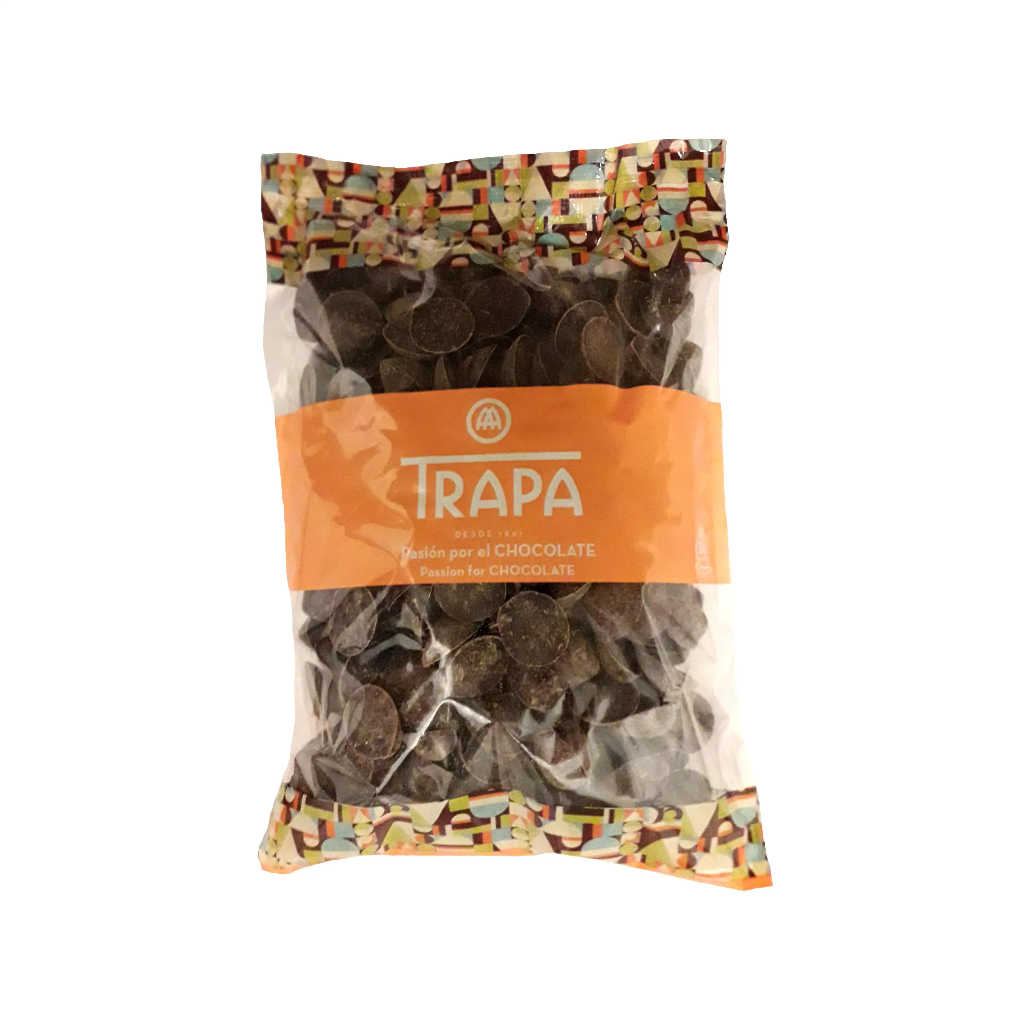 Coberturas de Chocolate Trapa - Bolsa Kilo - 70% Negro - Extra Leche - Chocolate Blanco - Sin Azucar - 52% Negro - Especial Reposteria - Gotas de Chocolate