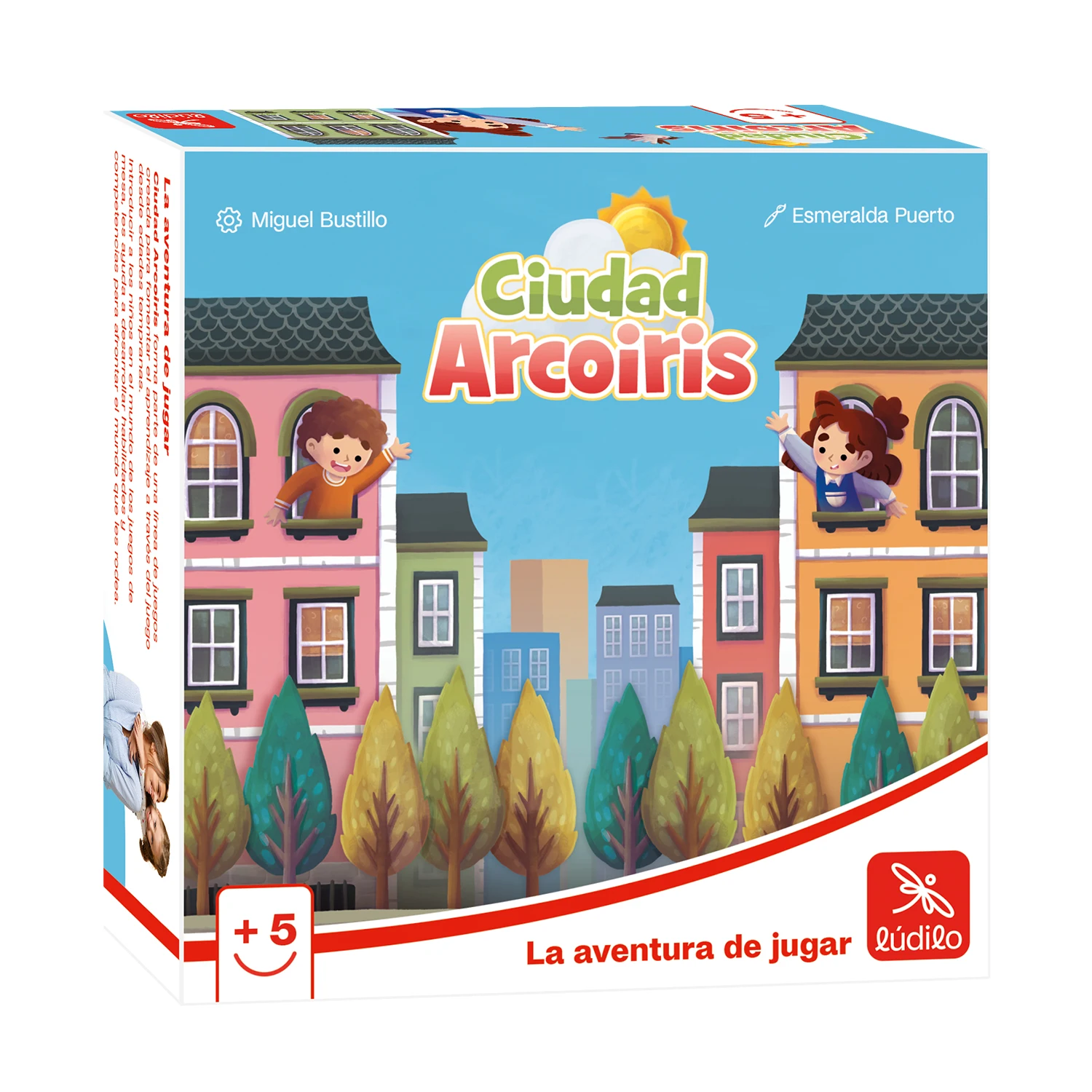Ludilo - Ciudad Arcoiris | Juegos Educativos Niños 5 Años O Más | Juegos De Mesa Niños | Juego Cartas 15 Min | Regalo Niños 5 Años
