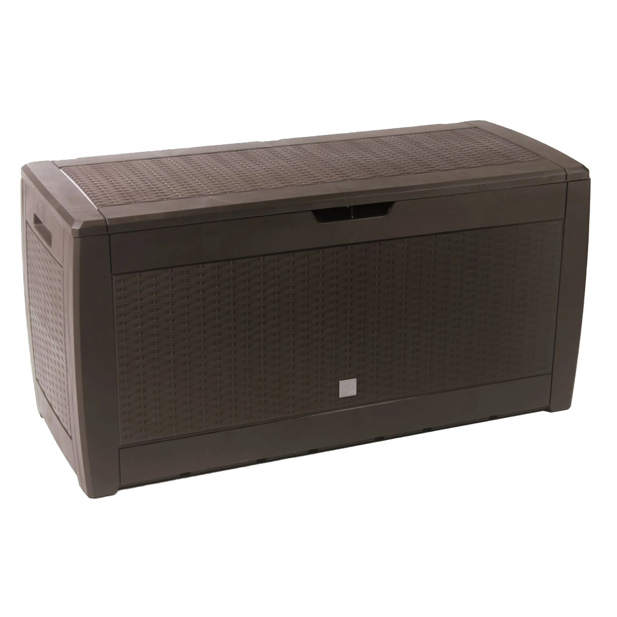 Baúl de Jardín Prosperplast 310L en Rattan Sintético Chocolate