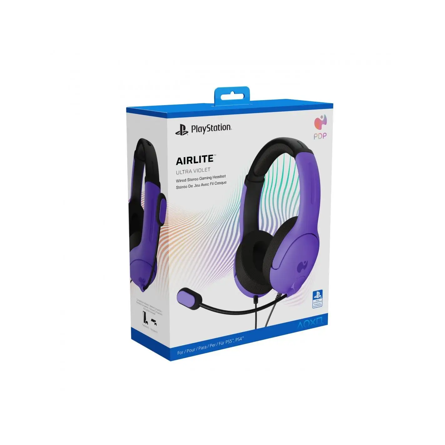 Airlite Wired Ultra Violet - Auriculares para PS5