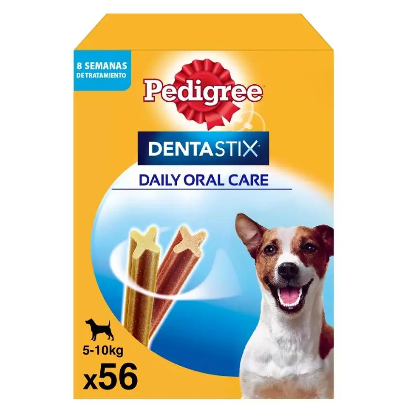 Pedigree Dentastix Snack Dental para la Higiene Oral de Perros Pequeños (1 Pack de 56ud)