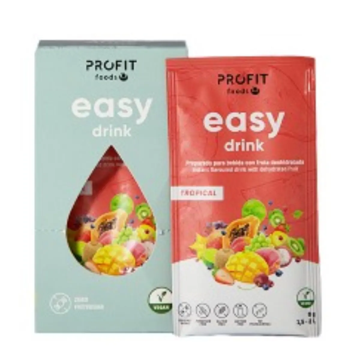 PROFIT foods Easy Drink Tropical - 15 unid. x 9 gr