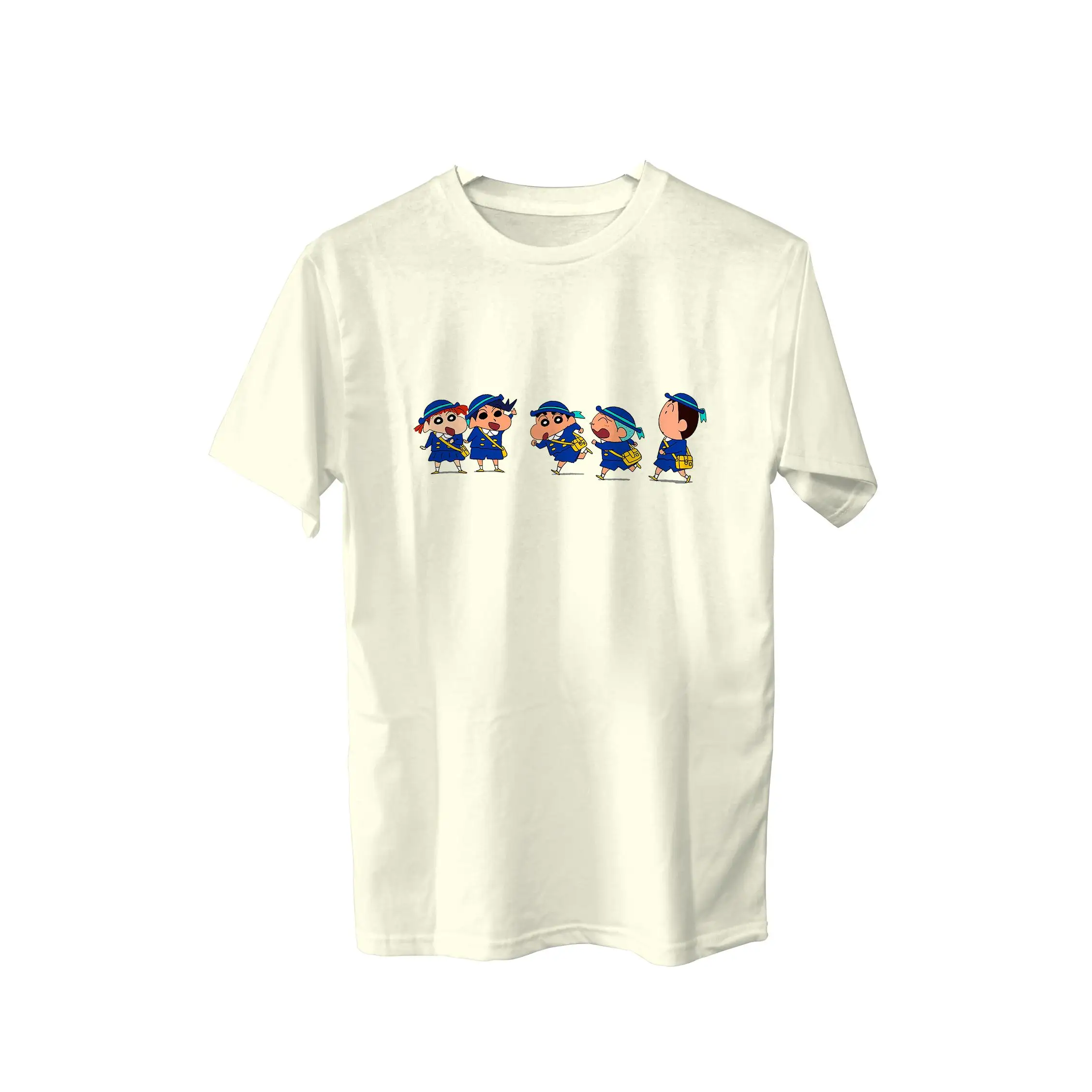 Shinchan T-Shirt. Shin Chan. Shinnosuke Noara. Himawari. Masse. Hiroshi. Boo Chan. Nene. Masao. Kazama. Nanako. Various Colors. All Sizes.