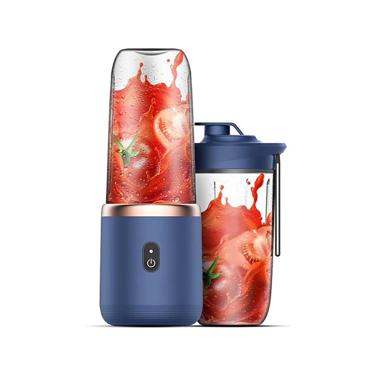 Mini Batidora Portátil de Alta Potencia – 400ml – Material de Grado Alimenticio PP – Compacta, Ligera y Divertida – Apta para Lavavajillas – Batería de Larga Duración con Recarga USB – Ideal para
