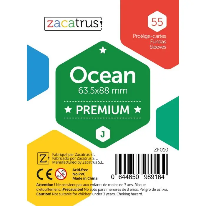 Premium Ocean 63.5x88mm Zacatrus (55 Pcs) cases Zacatrus cases