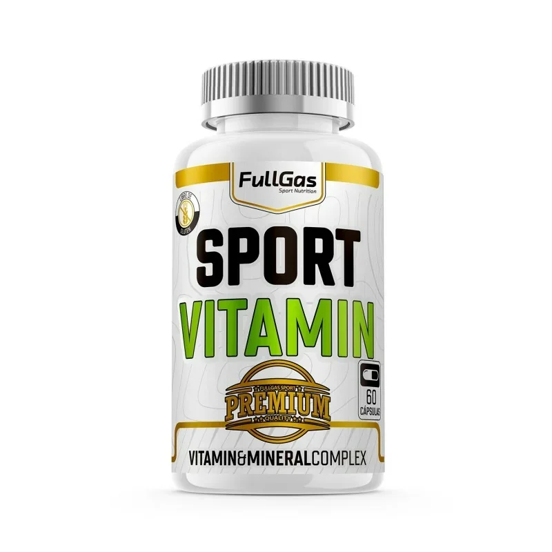 Fullgas - sport vitamin premium - pack 2 - complex of vitamins (multivitamin) and minerals (multimineral). Includes magnesium, choline, vitamins c, d, k, b, a, iron, zinc and much more. Only 1 capsule a day. Gluten and lactose