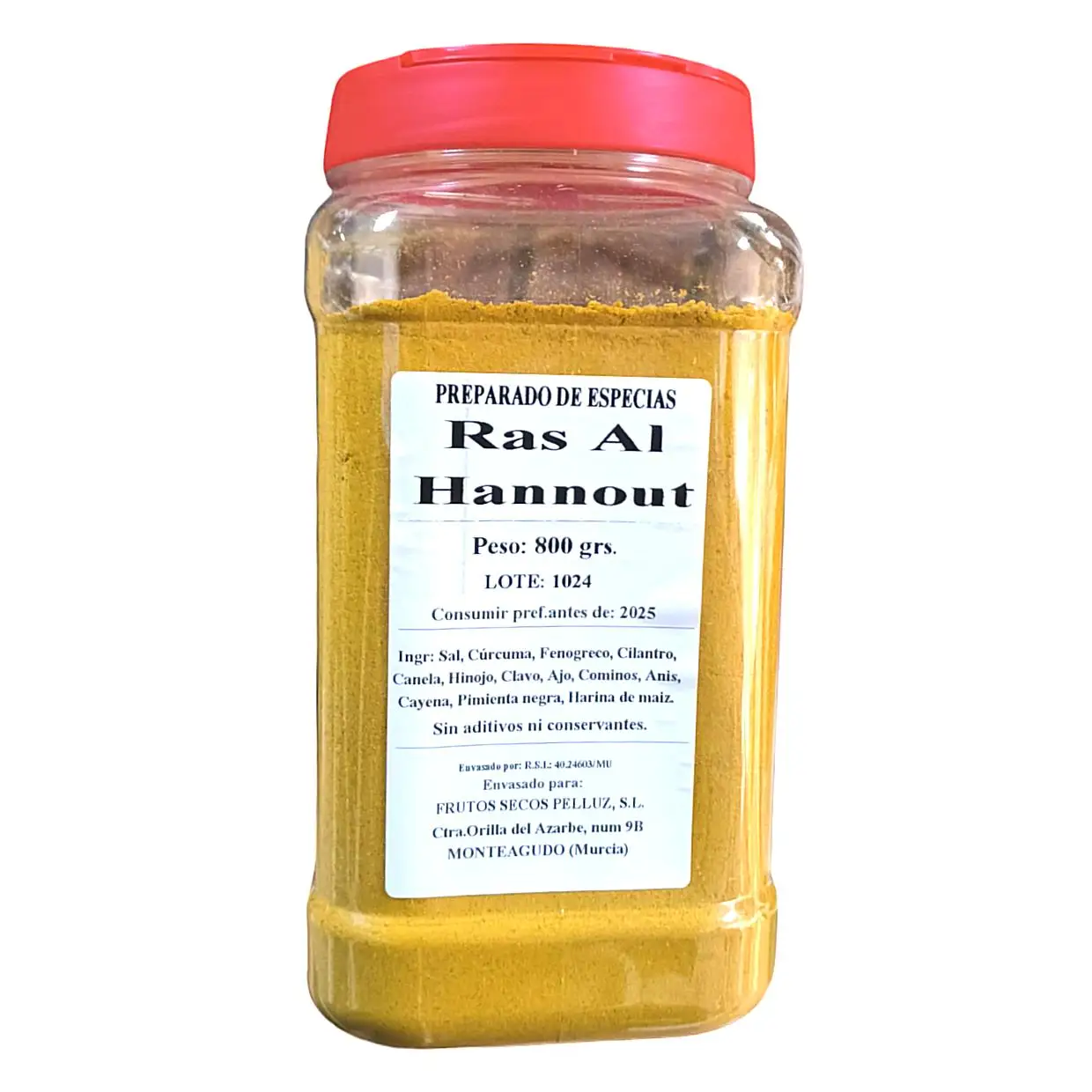 Ras al hannout 800 gr - gourmet spice mix, authentic moroccan flavor - pelluz