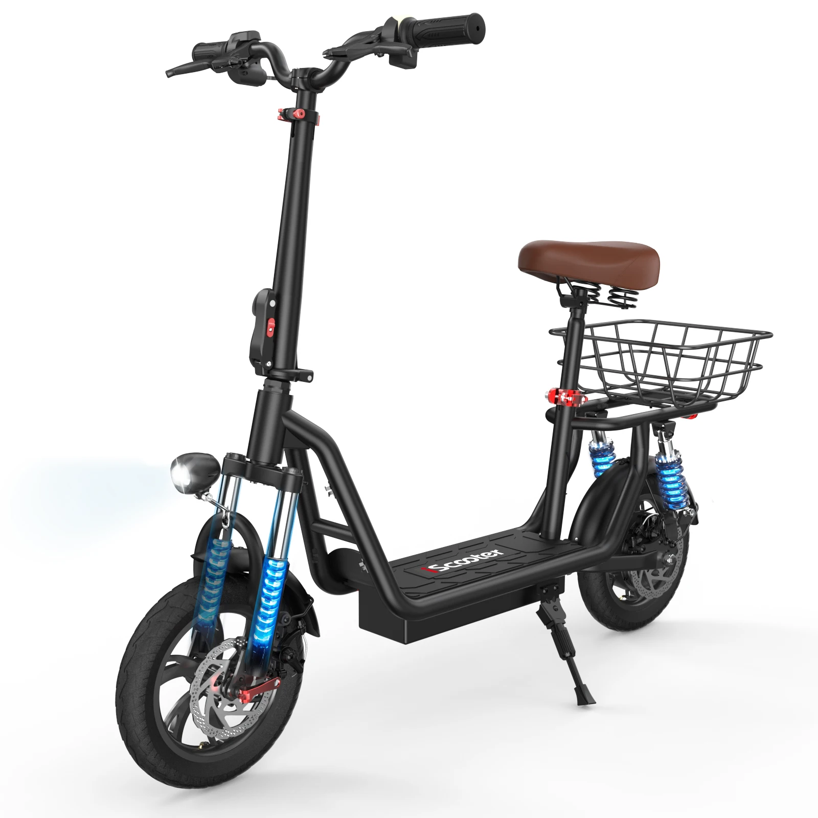 Patinetes Electricos Adultos iScooter i12 500W 12" 36V 7.5Ah Batería Máxima Alcance 35 Km Potente para Adultos