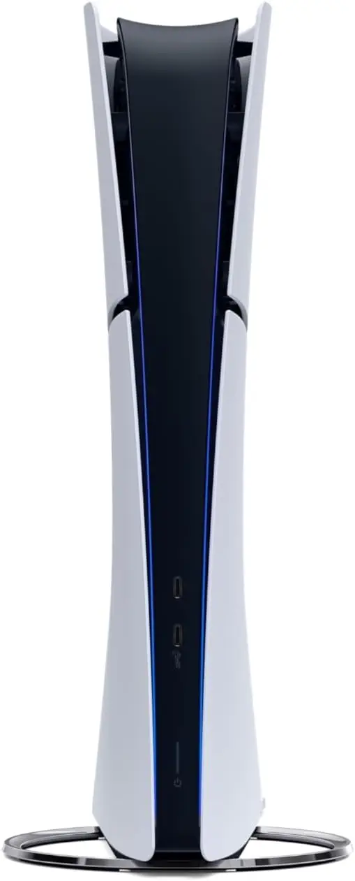 Sony PlayStation 5 Digital Edition 825GB - Fully digital console with ultrafast SSD for quick game loading, immersive 4K graphics, ray tracing, and DualSense controller with haptic feedback, ideal for gamers seeking advanced performance.