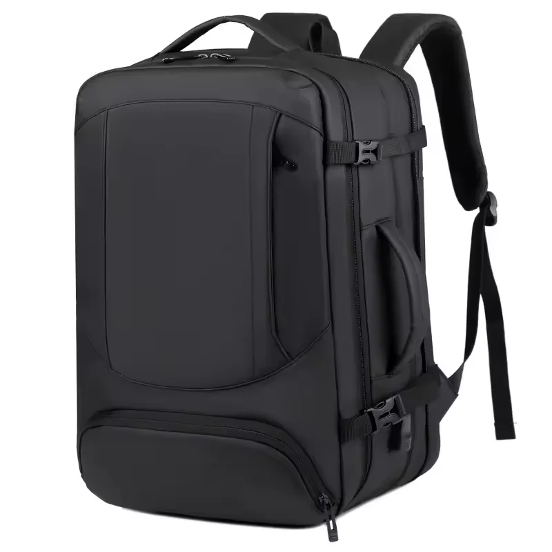 Mochila de viaje de gran capacidad para hombre, bolsa de expansión de carga USB para ordenador portátil de negocios, mochila impermeable multifuncional.