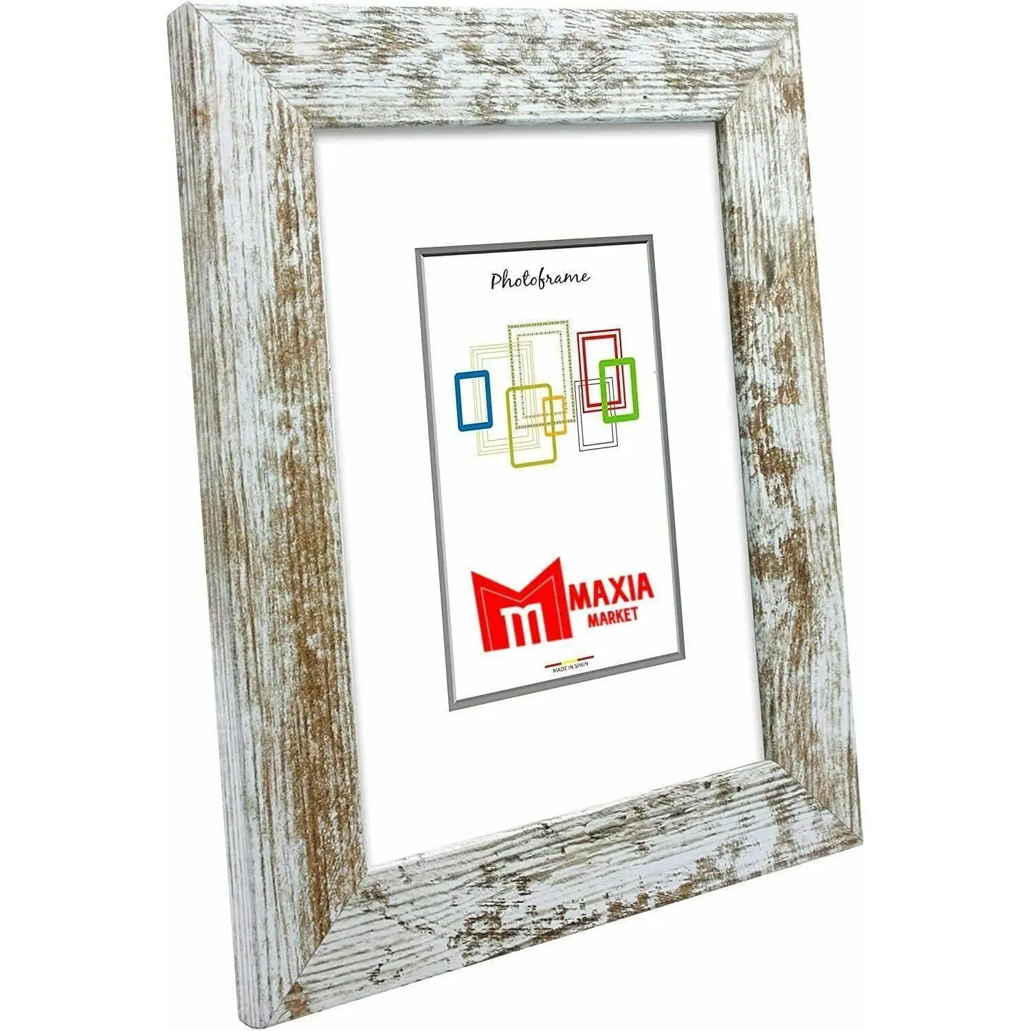 Marco de foto de Madera Estilo Vintage Portafoto de Pared  Para Decoración de Casa, Fotografías de Boda, Fotos de paisajes - Maxia Market