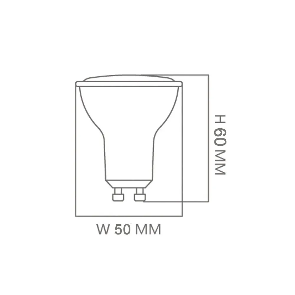FACTORLED LED LED bulb DICROICA GU10 6W OSRAM 720 LM high brightness white light 2700K - 4000K- 6000K