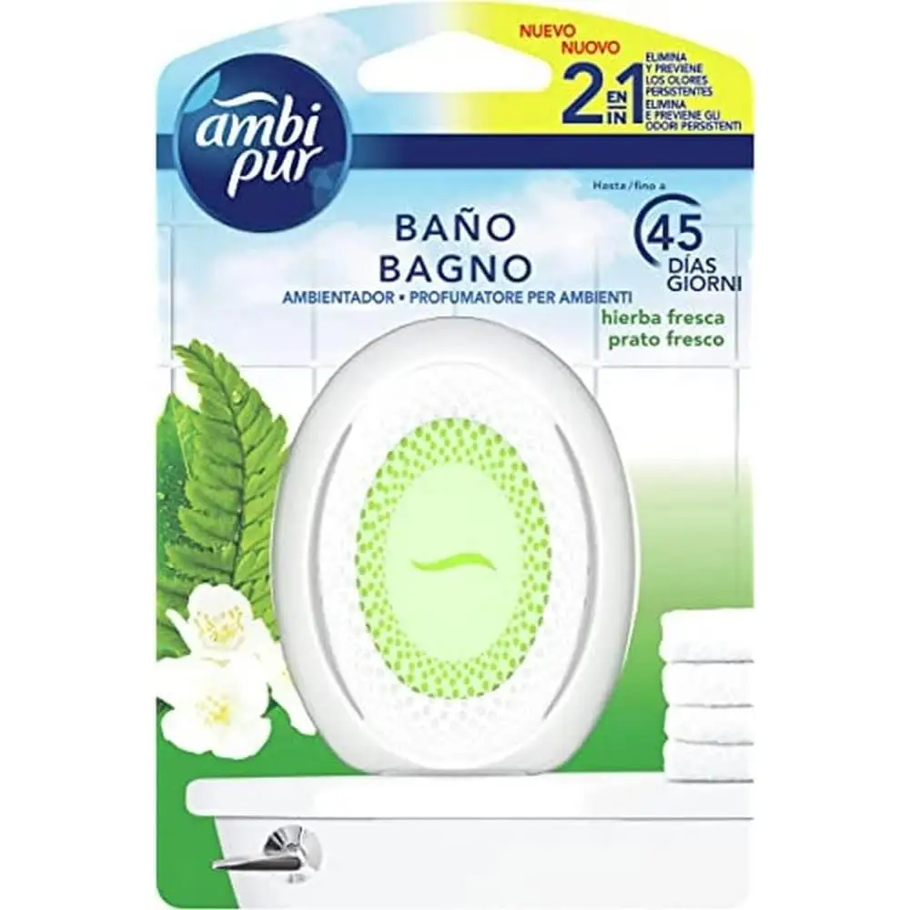Ambipur- ambientador para  baño Hierba fresca 1 unidades