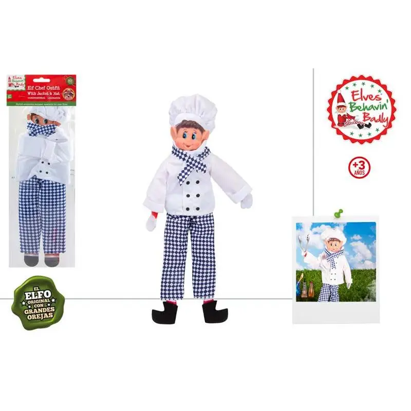 Colorbaby - elves behavin badly - set of 2 30cm elf plush toys with soft body and vinyl head for children - gift of 1 accessory #5