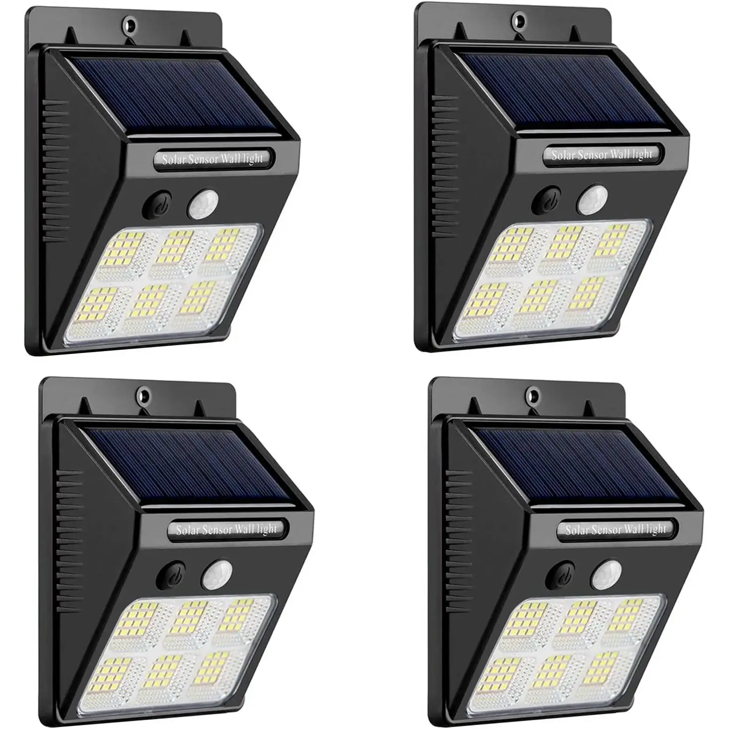 EUROXANTY Set de Focos Led | Juego de 4 Lámparas de Exterior | Luces de Jardín Solares