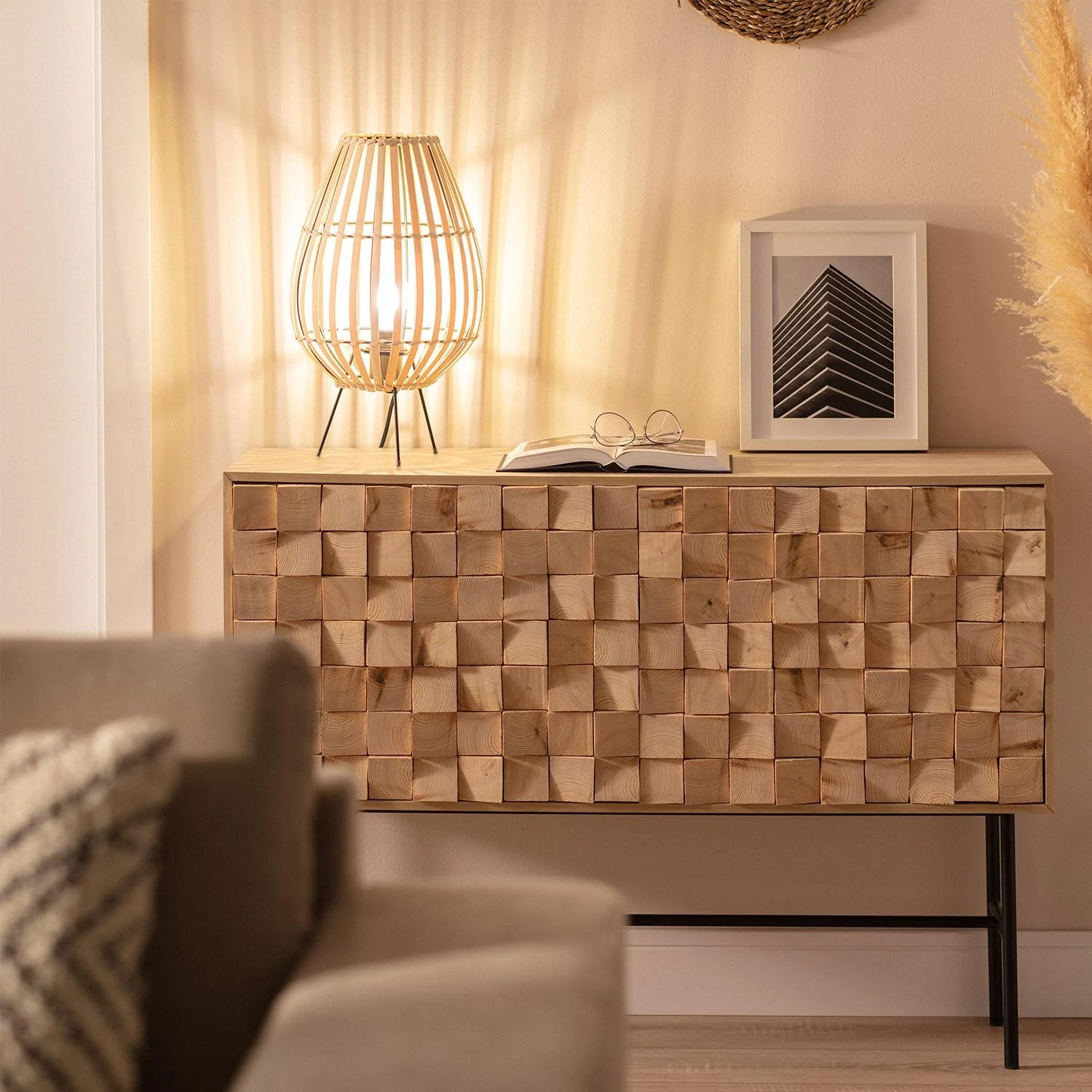 Bamboo Atamach table lamp