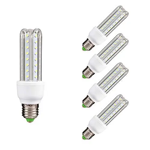 Bombilla LED 3Tubos 7W 600 lm E27 4200K luz neutra (Pack5)
